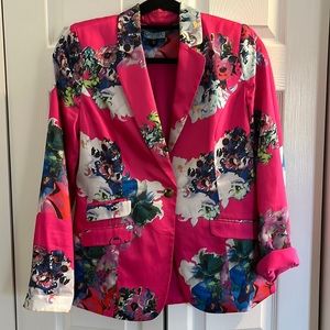 Cynthia Rowley floral blazer